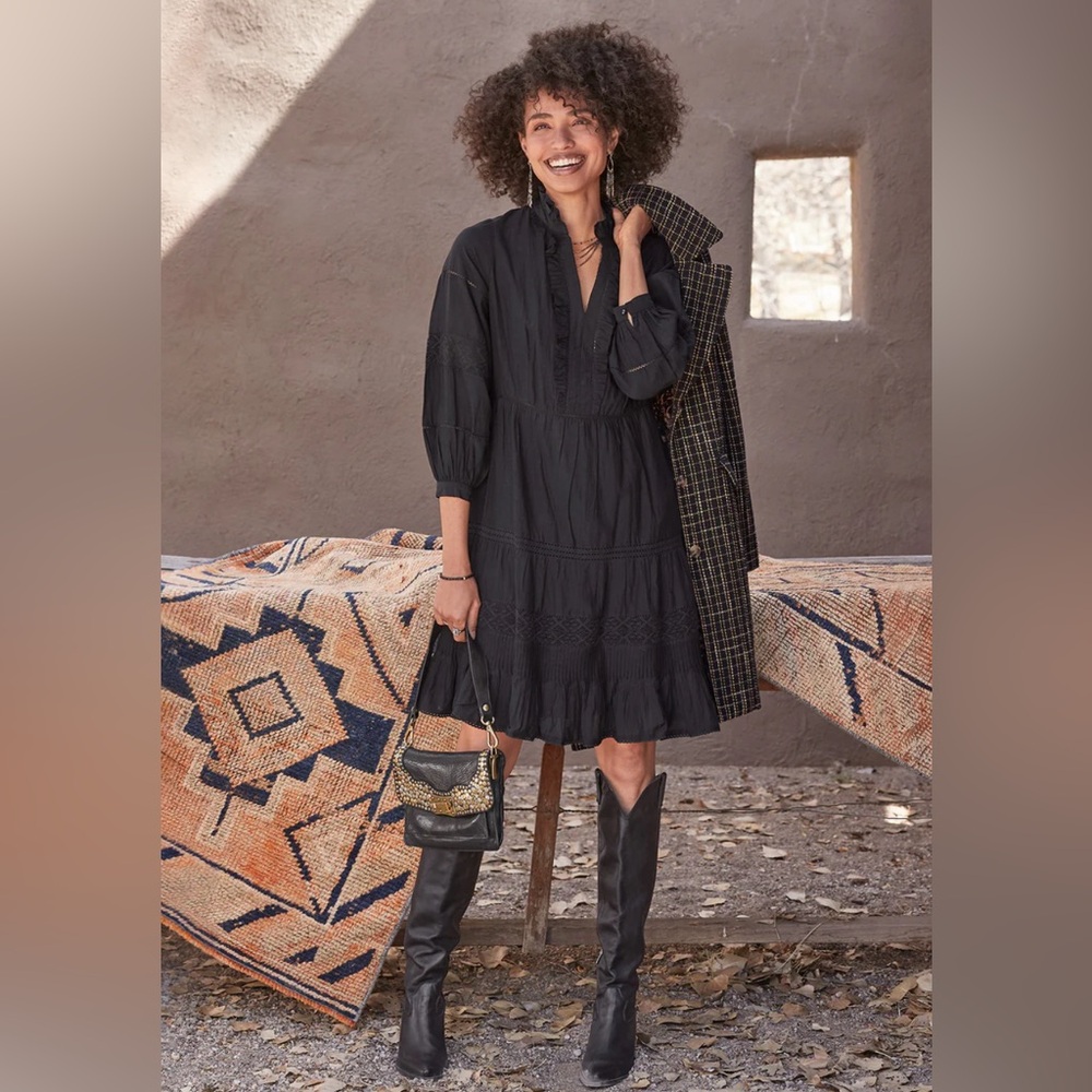 NWOT Sundance Bromlee Ruffle Dress